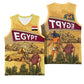 Egyptian Pyramids and Anubis Basketball Jersey Camel Caravan Desert - African Pride