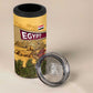 Egyptian Pyramids and Anubis 4 in 1 Can Cooler Tumbler Camel Caravan Desert - African Pride