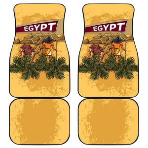 Egyptian Pyramids and Anubis Car Mats Camel Caravan Desert - African Pride