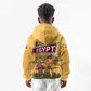 Egyptian Pyramids and Anubis Kid Hoodie Camel Caravan Desert - African Pride