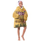 Egyptian Pyramids and Anubis Kid Wearable Blanket Hoodie Camel Caravan Desert - African Pride