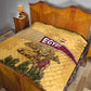 Egyptian Pyramids and Anubis Quilt Camel Caravan Desert - African Pride