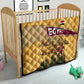 Egyptian Pyramids and Anubis Quilt Camel Caravan Desert - African Pride