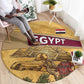 Egyptian Pyramids and Anubis Round Carpet Camel Caravan Desert - African Pride
