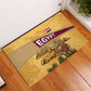 Egyptian Pyramids and Anubis Rubber Doormat Camel Caravan Desert - African Pride