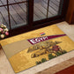 Egyptian Pyramids and Anubis Rubber Doormat Camel Caravan Desert - African Pride