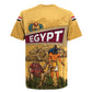 Egyptian Pyramids and Anubis Rugby Jersey Camel Caravan Desert - African Pride