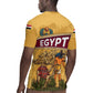 Egyptian Pyramids and Anubis Rugby Jersey Camel Caravan Desert - African Pride