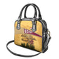 Egyptian Pyramids and Anubis Shoulder Handbag Camel Caravan Desert - African Pride