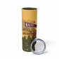 Egyptian Pyramids and Anubis Skinny Tumbler Camel Caravan Desert - African Pride