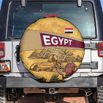 Egyptian Pyramids and Anubis Spare Tire Cover Camel Caravan Desert - African Pride
