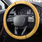Egyptian Pyramids and Anubis Steering Wheel Cover Camel Caravan Desert - African Pride