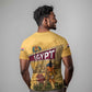 Egyptian Pyramids and Anubis T shirt Camel Caravan Desert - African Pride