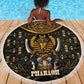 Pharaoh King Tut Egypt Beach Blanket Hieroglyphic Gold Pattern - African Pride