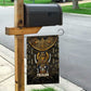 Pharaoh King Tut Egypt Garden Flag Hieroglyphic Gold Pattern - African Pride