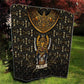 Pharaoh King Tut Egypt Quilt Hieroglyphic Gold Pattern - African Pride
