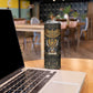 Pharaoh King Tut Egypt Skinny Tumbler Hieroglyphic Gold Pattern - African Pride
