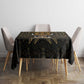 Pharaoh King Tut Egypt Tablecloth Hieroglyphic Gold Pattern - African Pride
