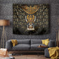 Pharaoh King Tut Egypt Tapestry Hieroglyphic Gold Pattern - African Pride