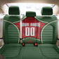 Personalized Morocco Football Atlas Lion Back Car Seat Cover Moroccan Star National Flag