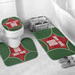 Personalized Morocco Football Atlas Lion Bathroom Set Moroccan Star National Flag