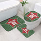 Personalized Morocco Football Atlas Lion Bathroom Set Moroccan Star National Flag