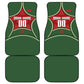 Personalized Morocco Football Atlas Lion Car Mats Moroccan Star National Flag
