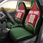 Personalized Morocco Football Atlas Lion Car Seat Cover Moroccan Star National Flag