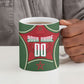 Personalized Morocco Football Atlas Lion Ceramic Mug Moroccan Star National Flag