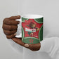 Personalized Morocco Football Atlas Lion Ceramic Mug Moroccan Star National Flag
