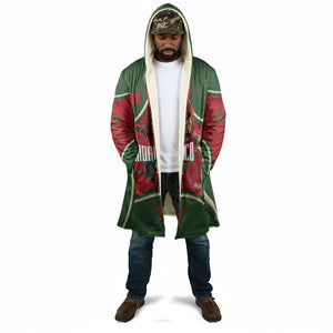 Personalized Morocco Football Atlas Lion Cloak Moroccan Star National Flag