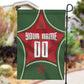 Personalized Morocco Football Atlas Lion Garden Flag Moroccan Star National Flag