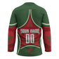 Personalized Morocco Football Atlas Lion Hockey Jersey Moroccan Star National Flag
