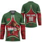 Personalized Morocco Football Atlas Lion Hockey Jersey Moroccan Star National Flag