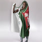 Personalized Morocco Football Atlas Lion Hooded Blanket Moroccan Star National Flag
