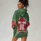 Personalized Morocco Football Atlas Lion Hoodie Dress Moroccan Star National Flag