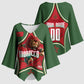 Personalized Morocco Football Atlas Lion Kimono Sleeve Blouse Moroccan Star National Flag