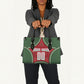 Personalized Morocco Football Atlas Lion Leather Bag Moroccan Star National Flag