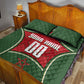 Personalized Morocco Football Atlas Lion Quilt Bed Set Moroccan Star National Flag