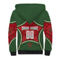 Personalized Morocco Football Atlas Lion Sherpa Hoodie Moroccan Star National Flag