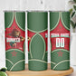 Personalized Morocco Football Atlas Lion Skinny Tumbler Moroccan Star National Flag