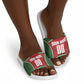 Personalized Morocco Football Atlas Lion Slide Sandals Moroccan Star National Flag