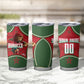 Personalized Morocco Football Atlas Lion Tumbler Cup Moroccan Star National Flag