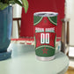 Personalized Morocco Football Atlas Lion Tumbler Cup Moroccan Star National Flag