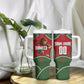 Personalized Morocco Football Atlas Lion Tumbler With Handle Moroccan Star National Flag