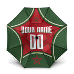 Personalized Morocco Football Atlas Lion Umbrella Moroccan Star National Flag