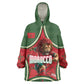 Personalized Morocco Football Atlas Lion Wearable Blanket Hoodie Moroccan Star National Flag