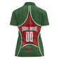 Personalized Morocco Football Atlas Lion Women Polo Shirt Moroccan Star National Flag