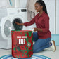 Personalized Morocco Football Laundry Basket Atlas Lion Grunge Star Mascot
