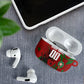 Personalized Morocco Football AirPods Case Atlas Lion Grunge Star Mascot